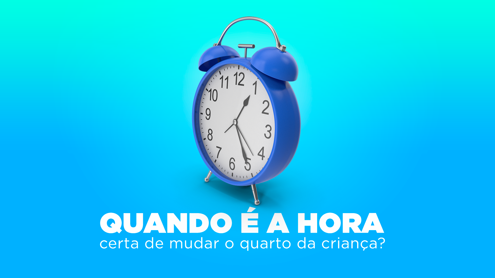 Quando é a hora certa de mudar o quarto da criança?