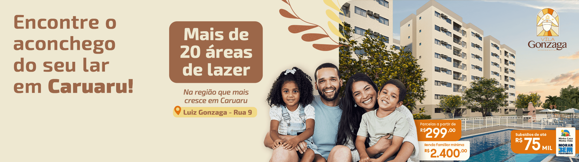 Banner Topo Residencial Vila Gonzaga